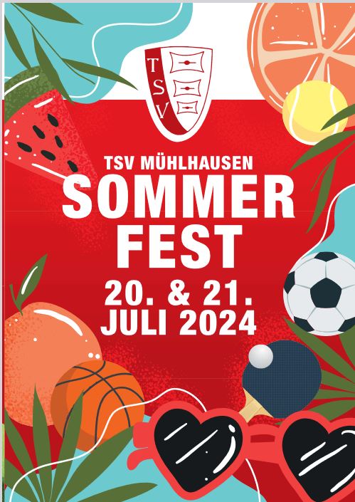 TSV Mühlhausen Sommerfest  20. & 21. Juli 2024